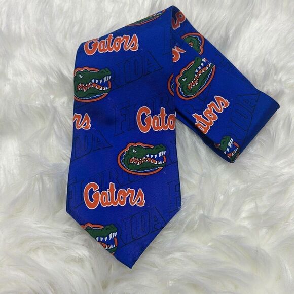 Campus Classics Florida Gators 100% Silk Tie - Picture 1 of 7